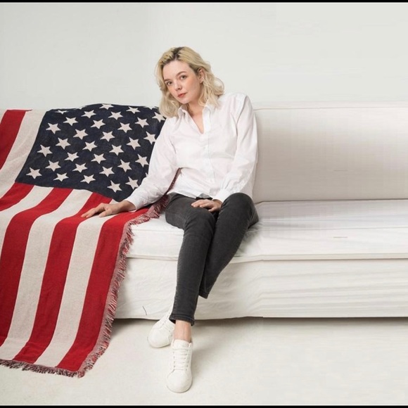 USA Flag Throw Blanket - Picture 3 of 7